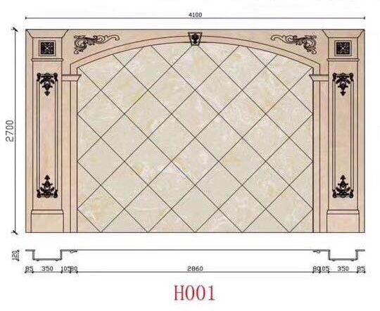 石材背景墻之Ｈ系列